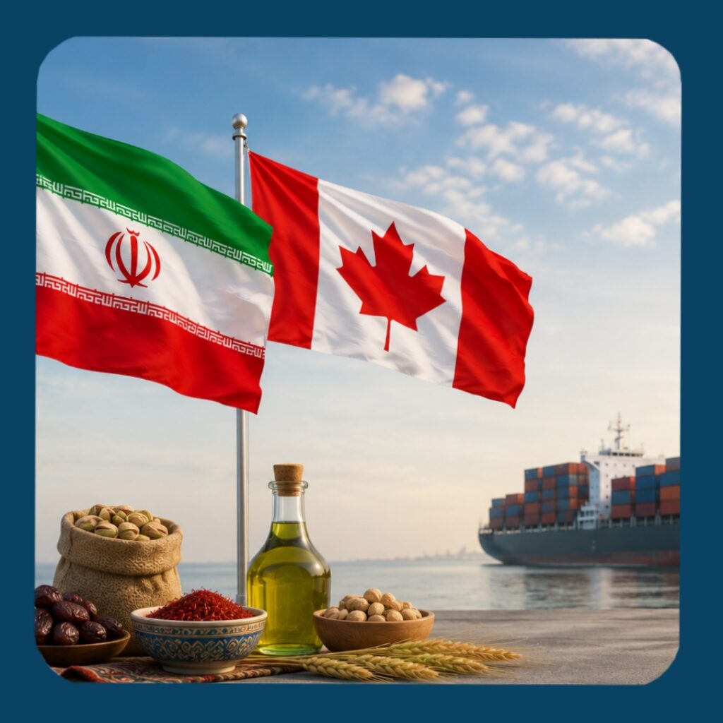 مشارکت در صادرات مواد غذایی به کانادا